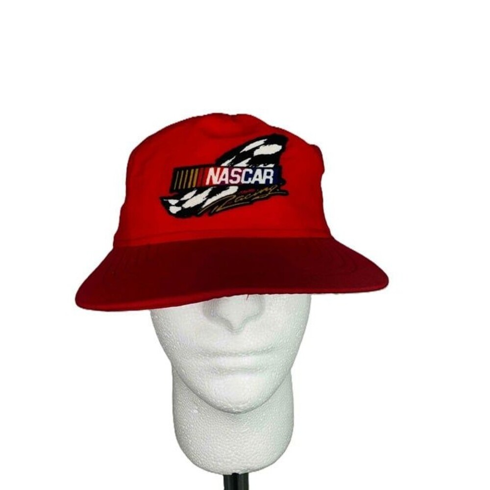 Nascar Swingster Unisex Red Snapback Vintage Nascar Racing Hat OS